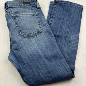 KUT from the Kloth Wo's 14 (36x30) Straight  Distressed‎ Blue Stretch Denim